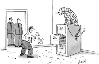 Illustration for article titled Literally captioned New Yorker cartoons make New Yorker cartoons funny for once
